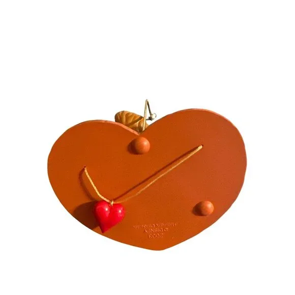 Lady & The Tramp Spaghetti Scene Hanging Ornament Disney 2005 Heart Base Valenti - Picture 6 of 6